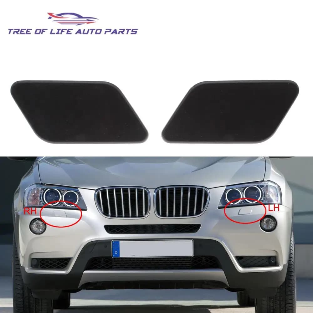 Paraurti anteriore Del Faro Rondella Ugello di Spruzzo Jet Tappo di Copertura Per BMW F25 X3 2009 2010 2011 2012 2013 2014 2015 2016 2017 51117212953