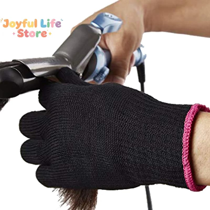 Hot Sale Hot Double-sided Hair Straightener Perm Curling Hairdressing Heat Resistant Finger Glove Hair Salon Styling Gloves