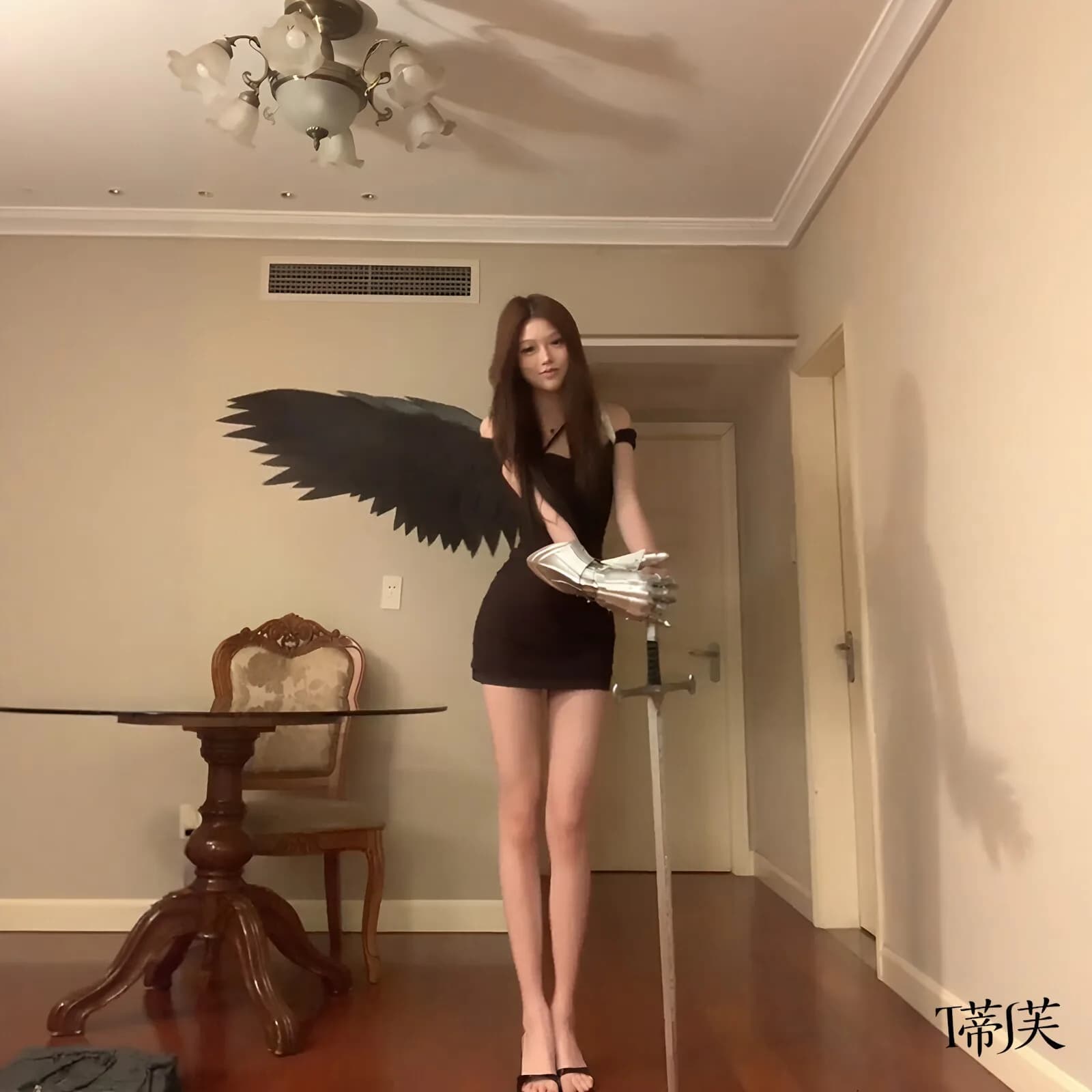 Angel Wing Baby Carrier Style Dark Angel Wings Valentine's Day Cosplay Atmosphere Photography Props Decorations