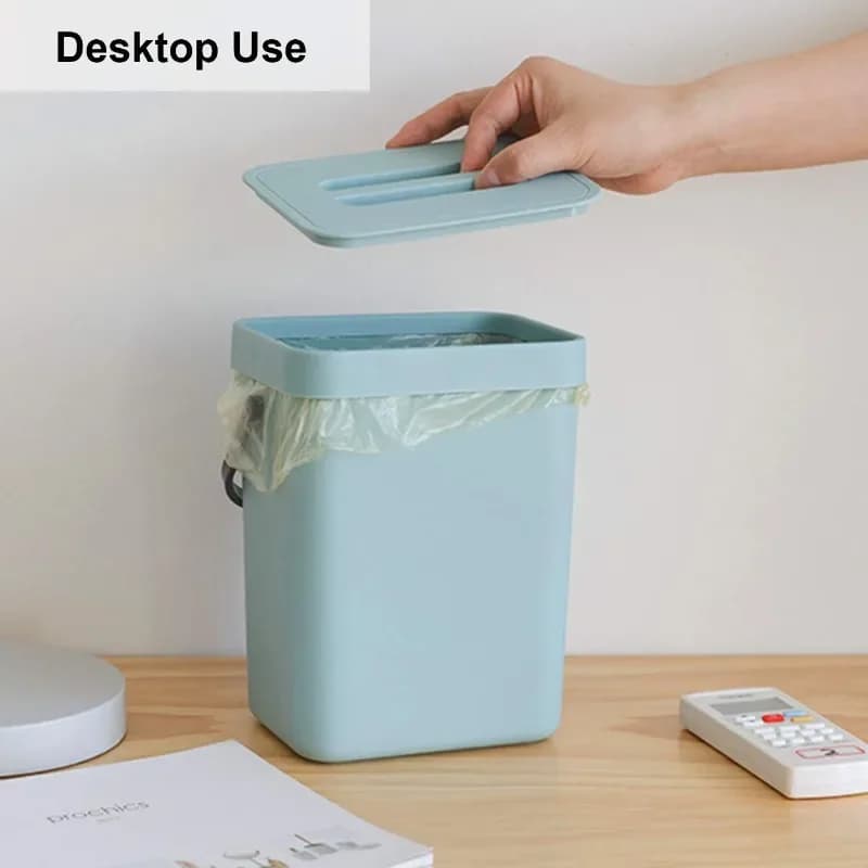 Kitchen food waste basket style garbage bin, small countertop composting bin with Li tasteless food, wall mounted garbage bin