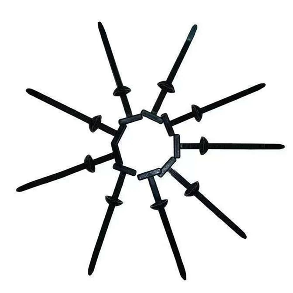 Fascette stringicavo universali in nylon, resistenti, autobloccanti, multiuso, resistenti ai raggi UV, per carrozzeria auto