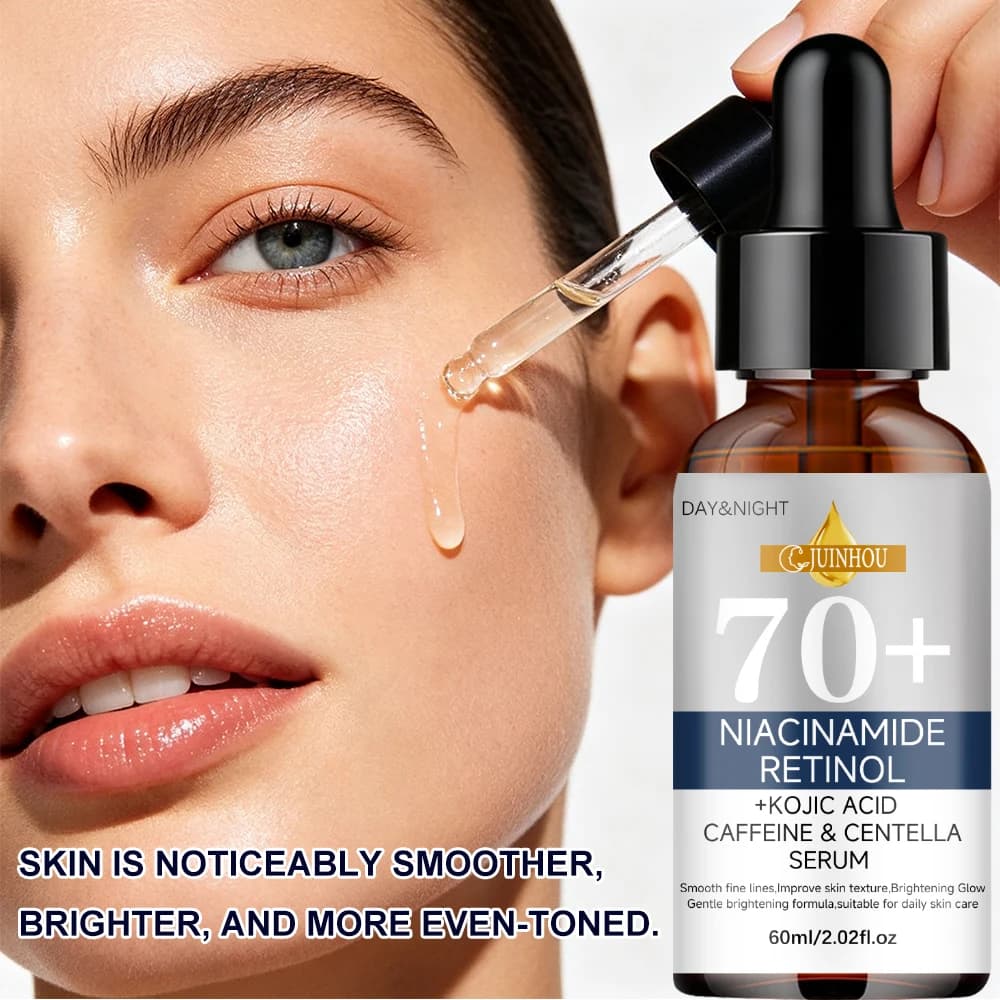 JUINHOU Face Serum Niacinamide Retinol Moisturizing Serum Smooth Even Skin Tone Oil Control Hydrating For Daily Facial Skin Care