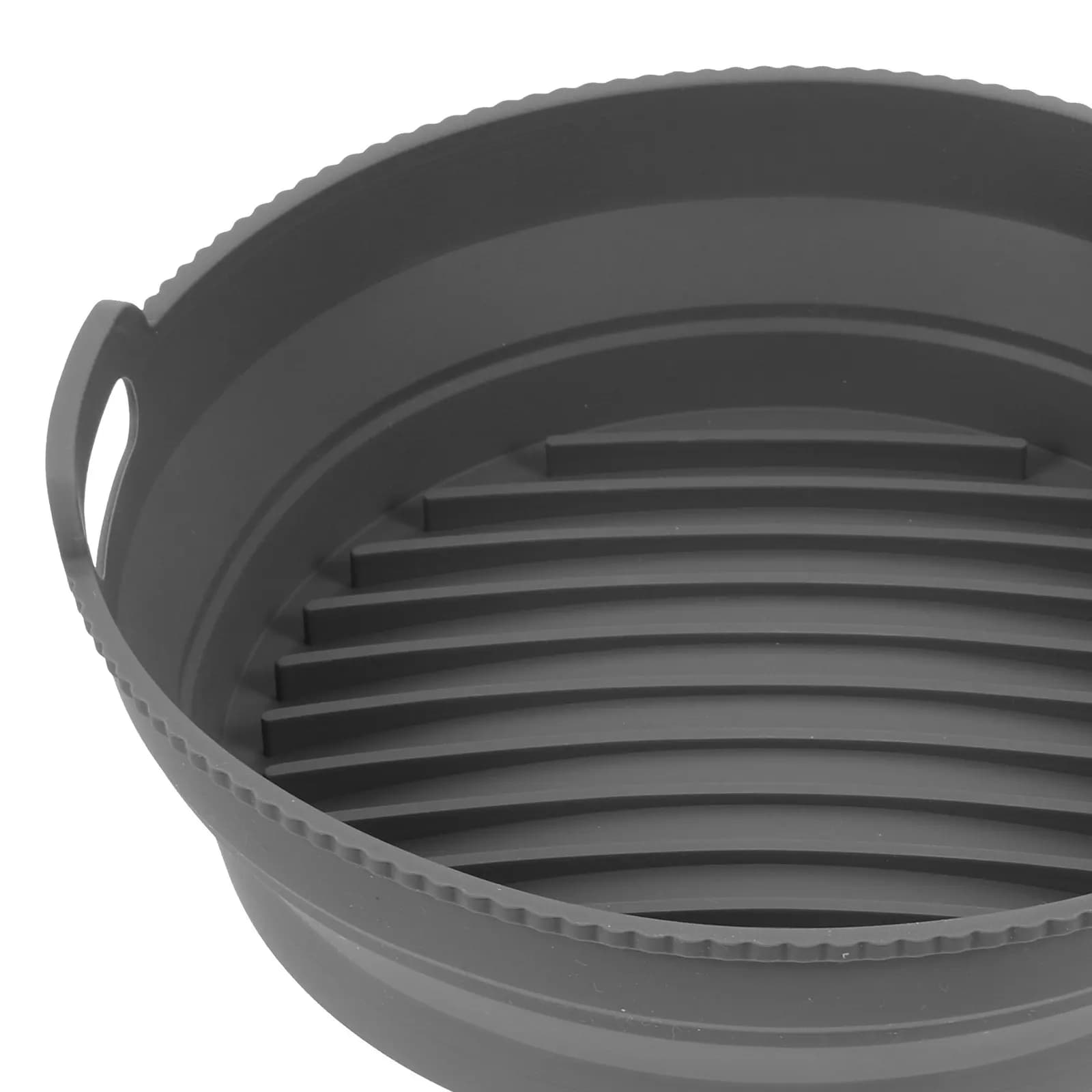Tappetino in Silicone Pieghevole e Riutilizzabile per Friggitrice ad Aria, Antiaderente e Resistente al Calore, Accessorio per Vassoio Friggitrice