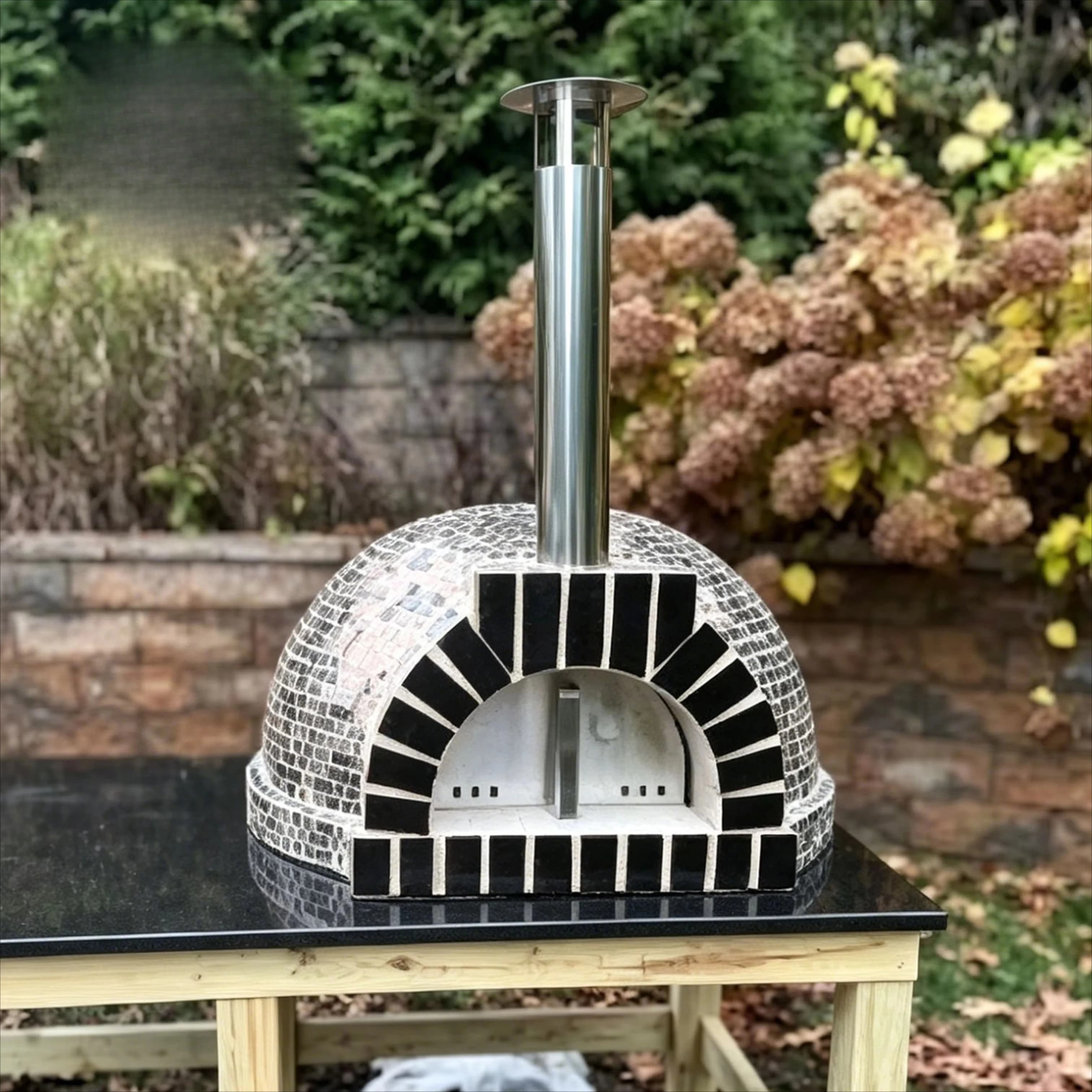 hj-Hot Sale 12-inch Pizza Oven Wood Fire Commercial Wood-Fired Pizza Ovens for Pizza Making and Grilling@