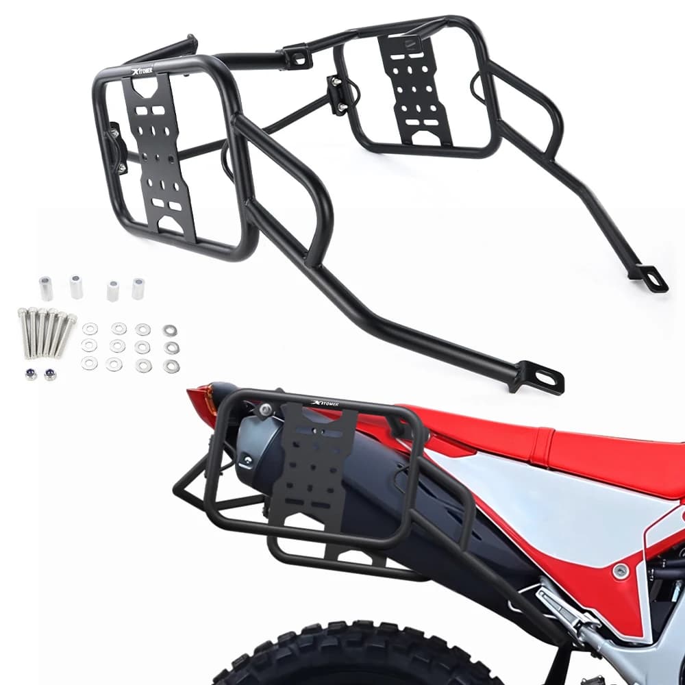 Per Honda CRF300 Rally / L 2021 2022 2023 2024 2025: Supporto per Borse Laterali Moto, Portapacchi per Valigie e Bauletti