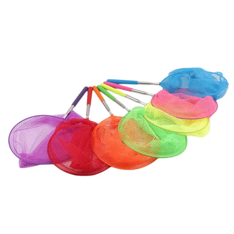 Portable Fishing Net Insect Butterfly Dragonfly Net Outdoor Retractable Fishing Net Children Fun Game Fishing Toys