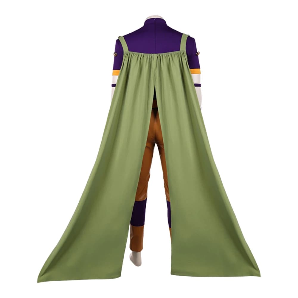 Gyro Cosplay Costume Wedges, Fantastic Clothing for Adults with Top, Pants, Mantle and Strap for Halloween and Carnival