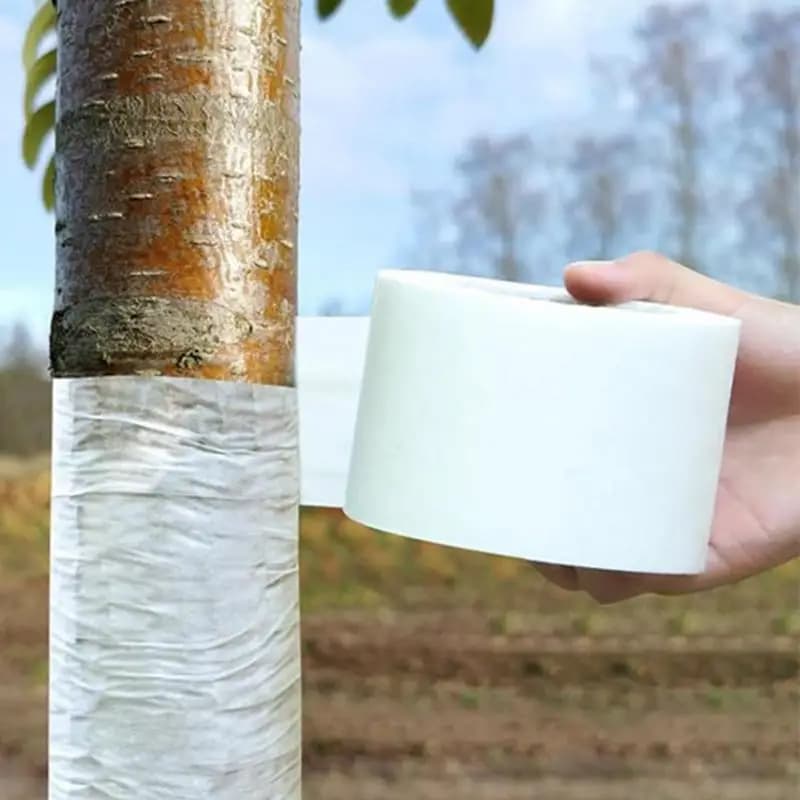 Involucro per albero per corteccia danneggiata 196Ft manicotto per corteccia d'albero fasciatura per tronco d'albero antigelo manicotto per corteccia d'albero traspirante tessuto Non tessuto per
