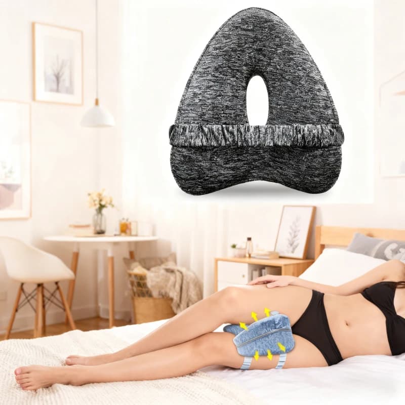 Cuscino a rimbalzo lento, cuscino per coppia a forma di cuore a rimbalzo lento per il supporto delle gambe: ideale per le donne come cuscino per il ginocchio