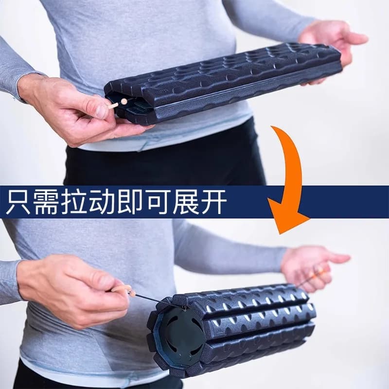 Foldable Small Portable Travel Foam Roller for Muscle Recovery