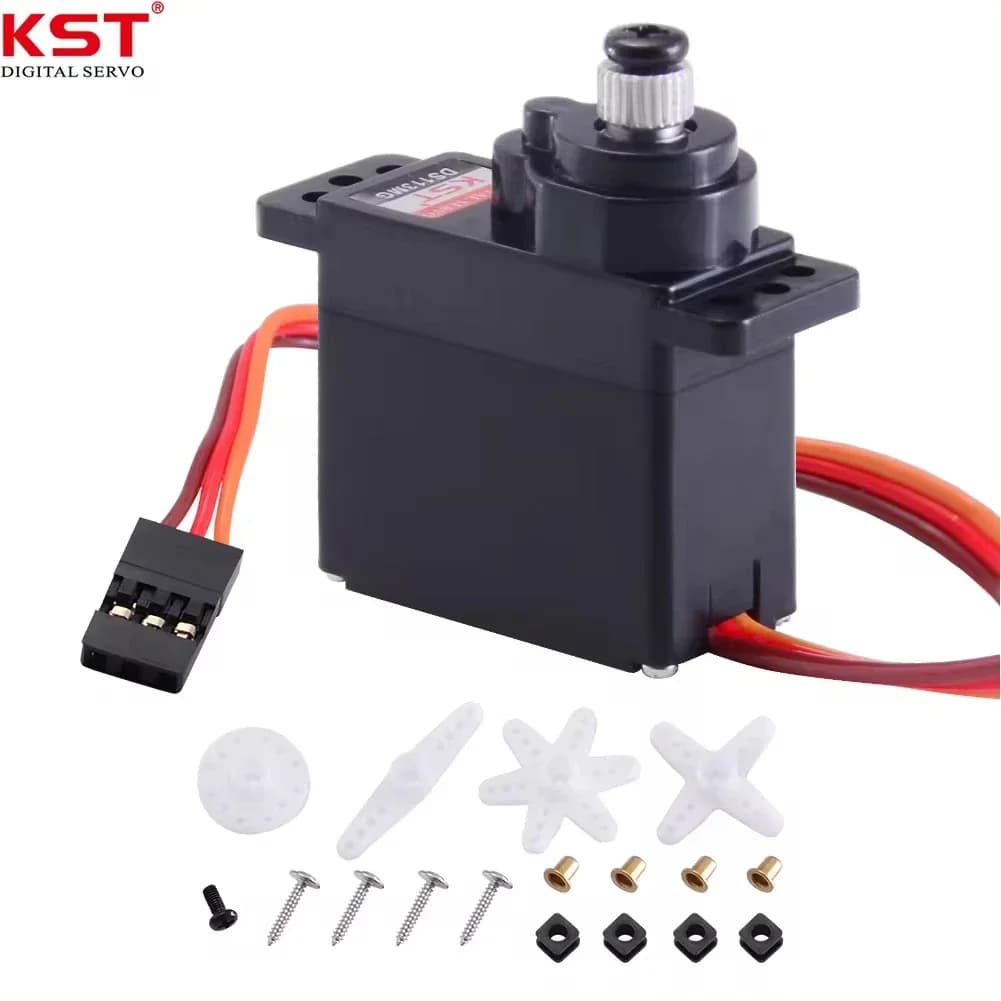 1 / 4 pezzi KST DS113MG 0.12sec Servomotore ad ala Digitale Coreless Piatto oscillante Servo Metal Gear per 450 RC Elicottero Aereo