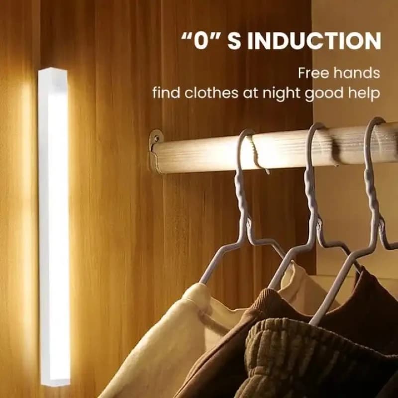 Wireless LED Night Lights Lights with Motion Sensor Wardrobe Kitchen Night Lights Bedroom Detector Light Cabinet Retroilluminated Scale