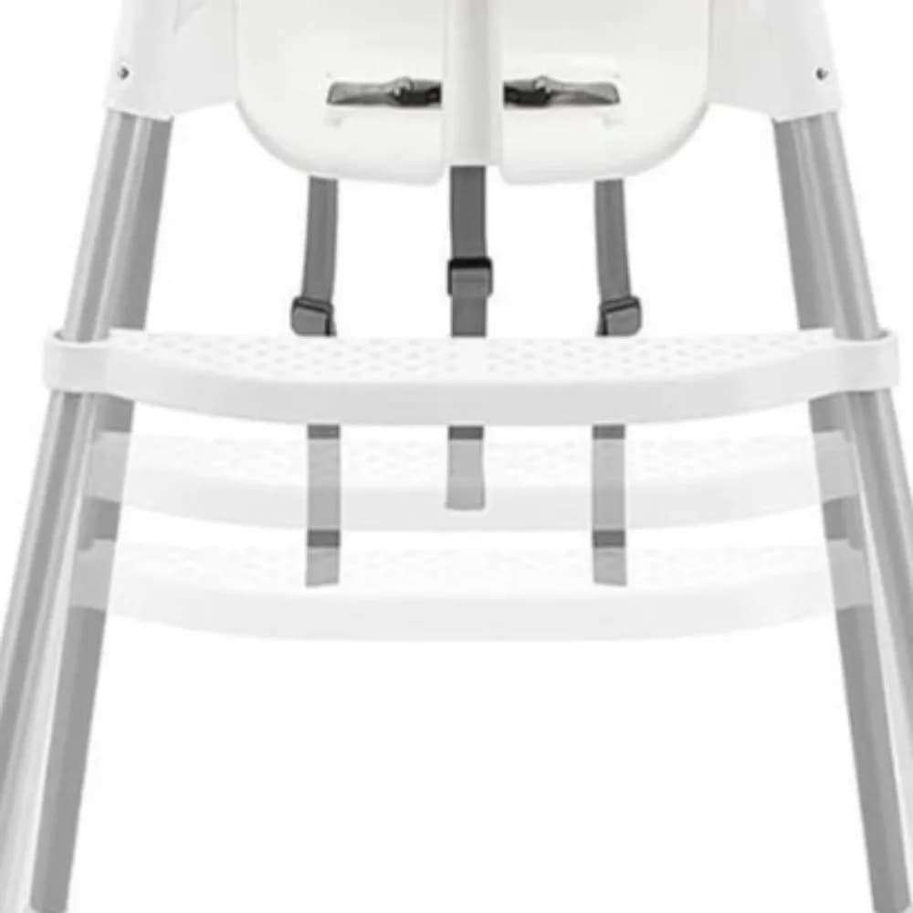 Comodo Poggiapiedi per Seggiolone con Superficie Antiscivolo, Pedale Regolabile, Accessorio Ergonomico Universale per Seggioloni per Bambini