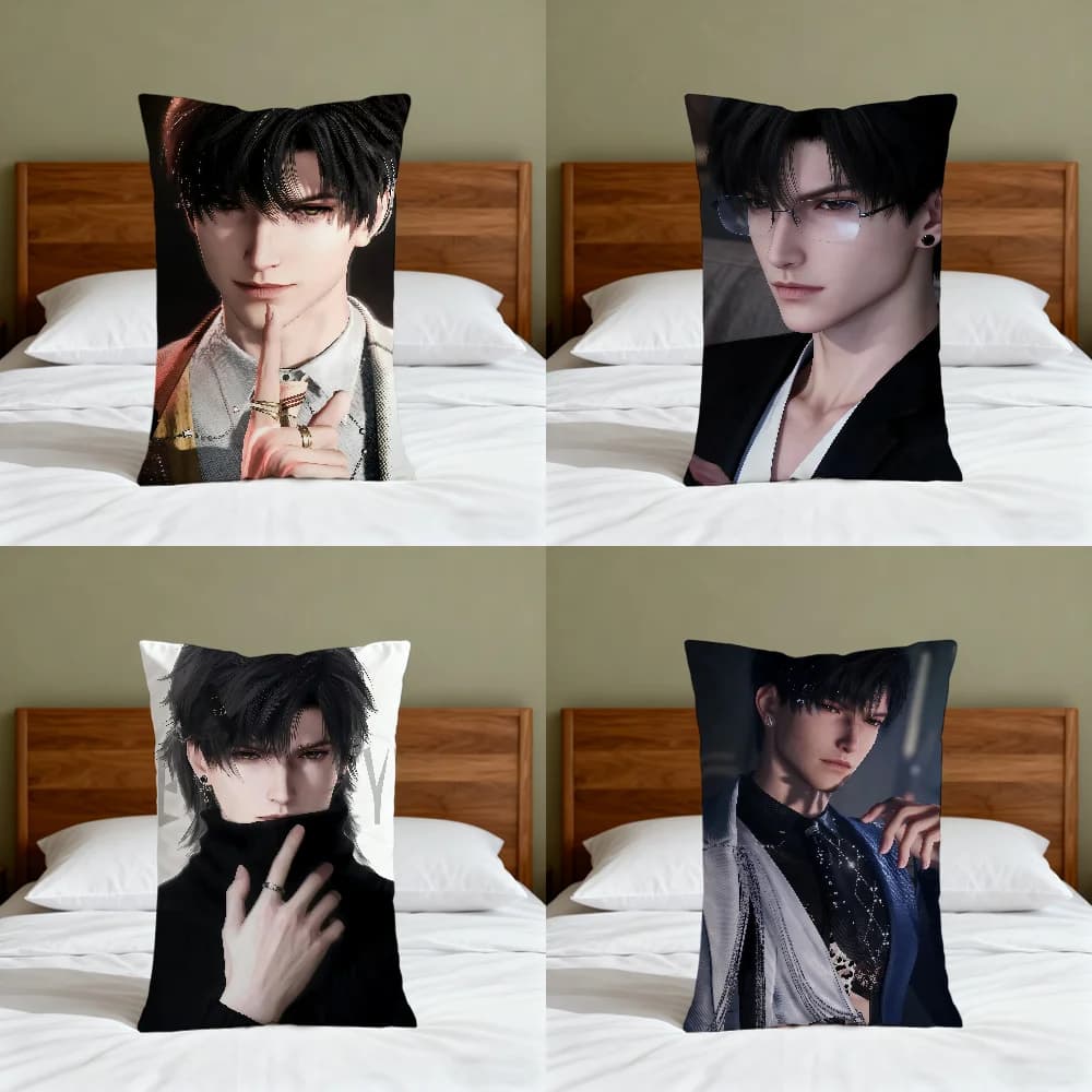 Cushion Cover Cool Decorative Rectangle Love Pillow Soft Deepspace Lumbar Pillowcase Zayne Bedroom Living Room Sofa Bed And Car