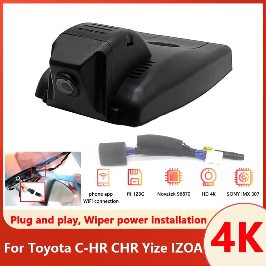 For Toyota C-HR CHR Yize IZOA 2017 2018 2019 2020 Car DVR Dash Cam Driving Recorder High Quality Plug and Play Accessories Parts