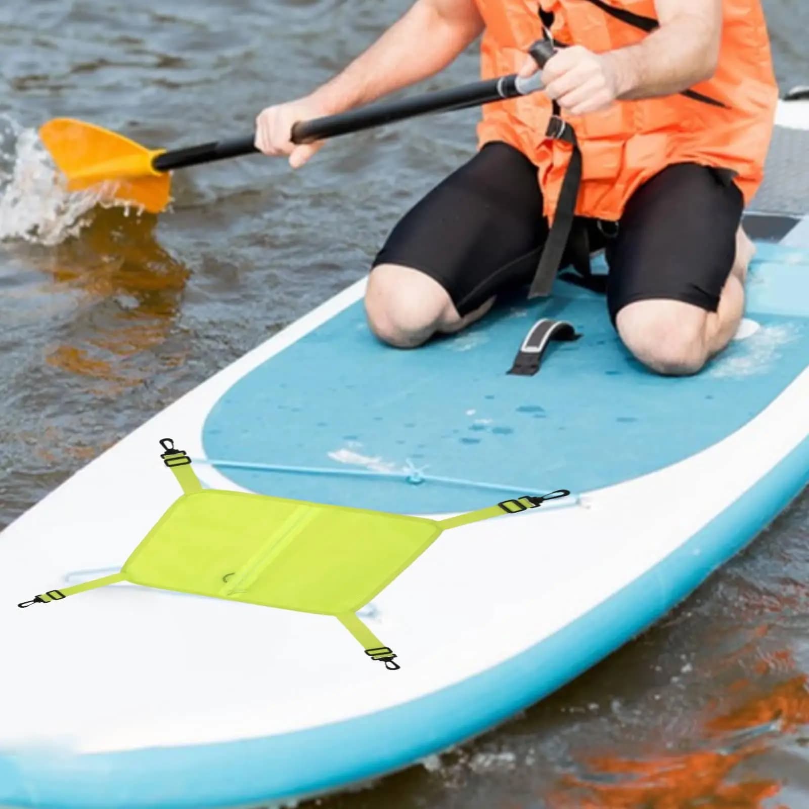 Marine Accessories Mesh Deck Pouch Paddle Board Gear Bag Portable Organizer for Kayaking and SUP