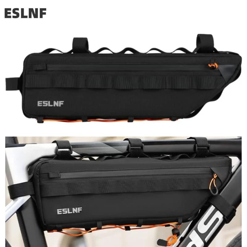 ESLNF Bike Triangle Tube Bag Water-Resistant Cycling Frame Bag For MTB&Road Bike Crossbeam Storage Pack