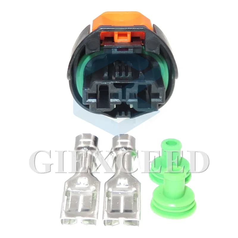 1 Set 2 Pin Auto Fan Resistance High Current Wiring Socket 8 Series 1544978-1 Waterproof AC Assembly Connector For Citroen C4L