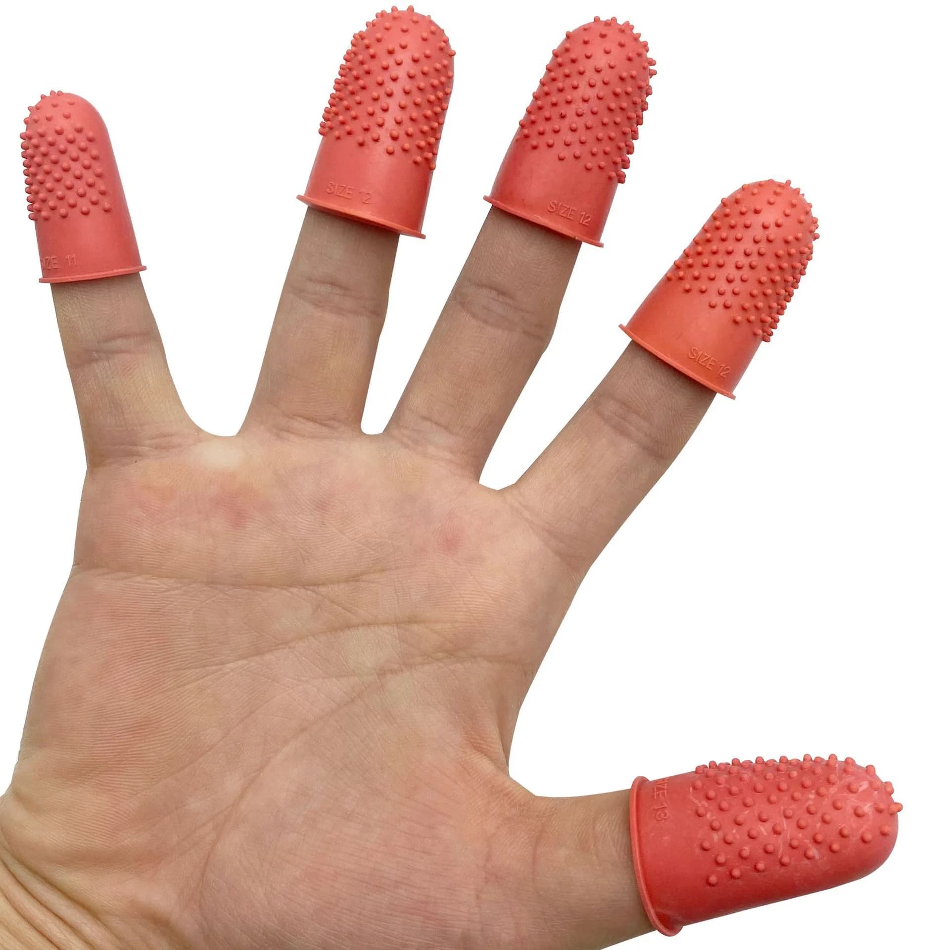 Protezioni per dita in silicone antiscivolo, resistenti al calore, resistenti al calore e resistenti al calore con particelle