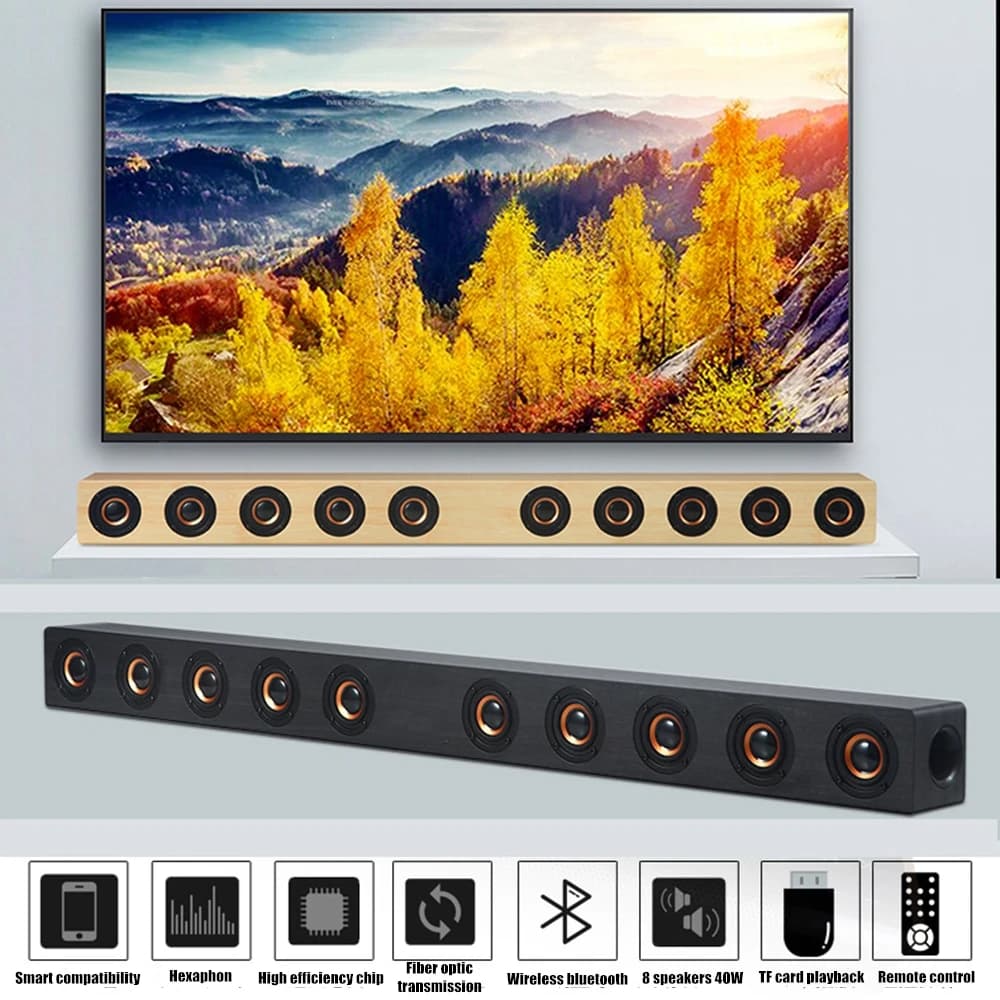 Home Theater altoparlante Bluetooth Wireless altoparlanti TV per computer TV con telecomando TF AUX U-Disk Fm Radio Sound System Box