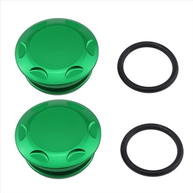A03Z-Per Kawasaki NINJA400 NINJA500 Ninja 400 Z400 Z500 Moto Telaio Foro Kit di Copertura Telaio Corpo Inserto Tappo Decorativo Verde