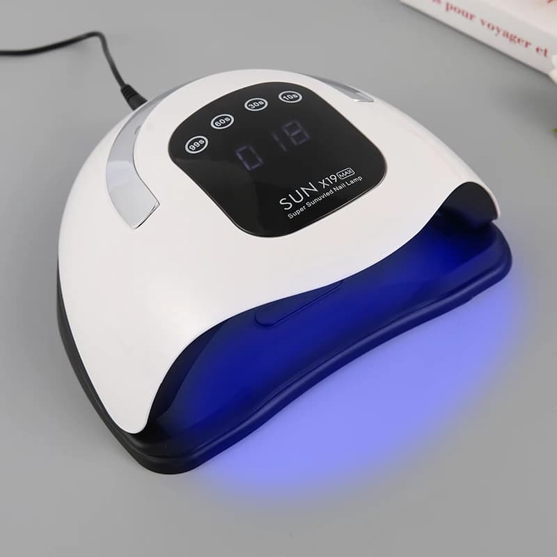 TFSCLOIN SUN X19MAX Touch Screen UV LED lampada per unghie 72leds Manicure per smalto Gel per unghie ad asciugatura rapida per lampada con sensore automatico