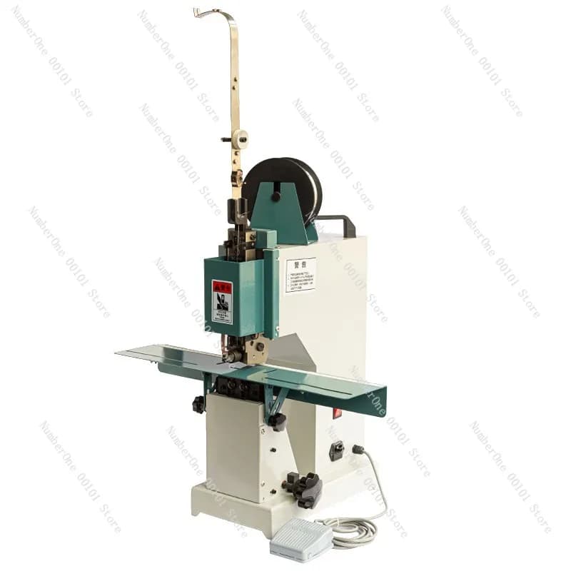 Macchina per Cucitura a Filo Resistente con Pedale Elettrico, Cucitrice per Punti Piatti, Cataloghi e Brochure Manuali