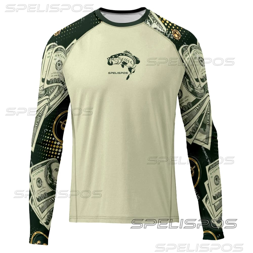 SPELISPOS nuovi uomini abbigliamento da pesca protezione solare traspirante ad asciugatura rapida a maniche lunghe UPF 50 + top t-shirt da pesca estiva