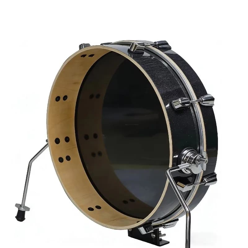 Pad per batteria professionale portatile a doppio strato in acciaio e legno antiscivolo da 16/18/20 x 4 pollici per set di batteria