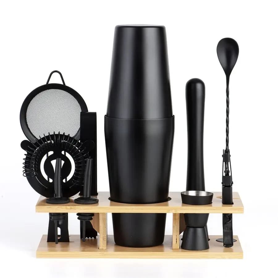 Set Shaker in Acciaio Inox, Kit da Barman con Shaker Boston da 25oz, Set per Cocktail e Drink, Kit Professionale per Bar e Casa