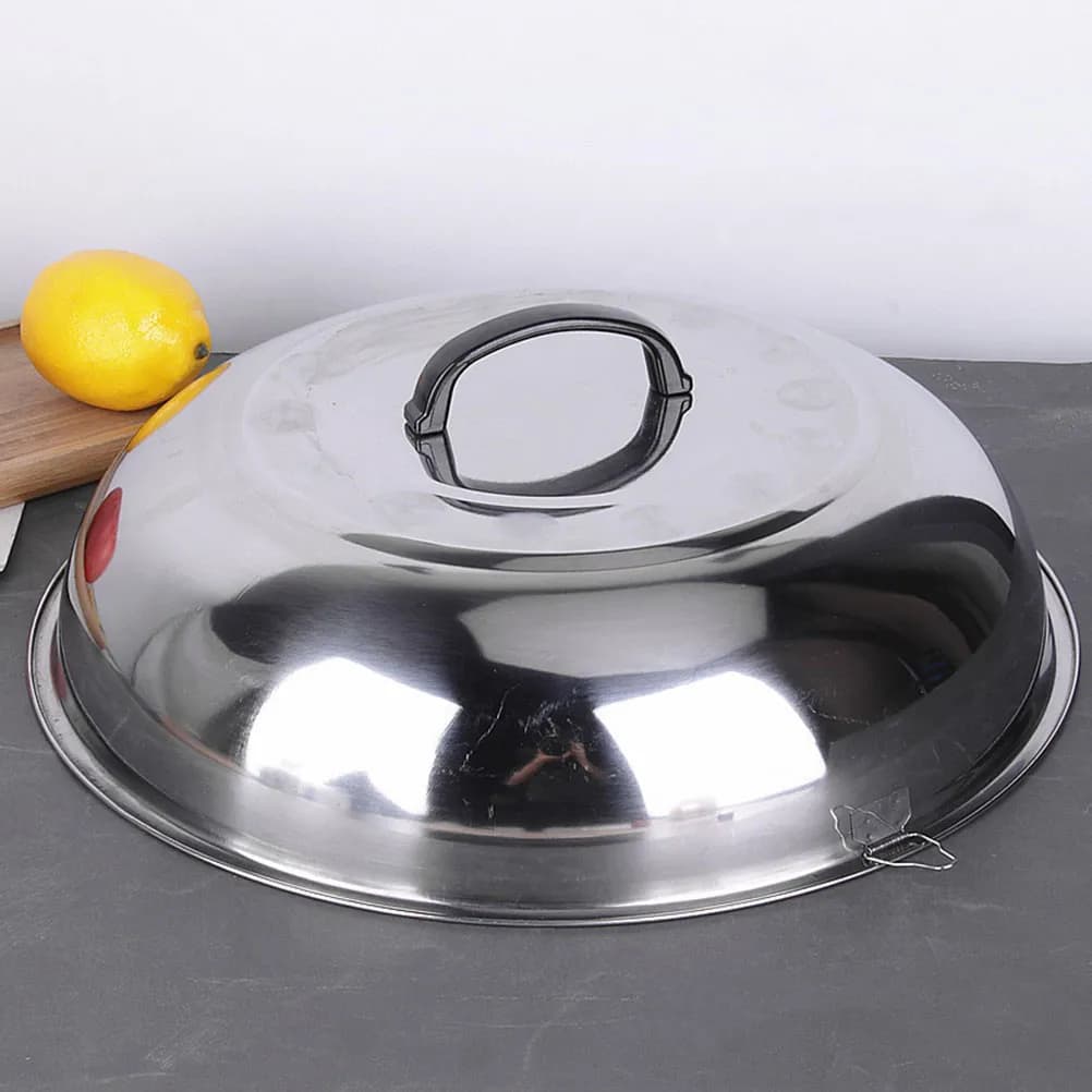 Coperchio Premium in Acciaio Inossidabile Spesso per Pentole e Padelle, Facile da Pulire