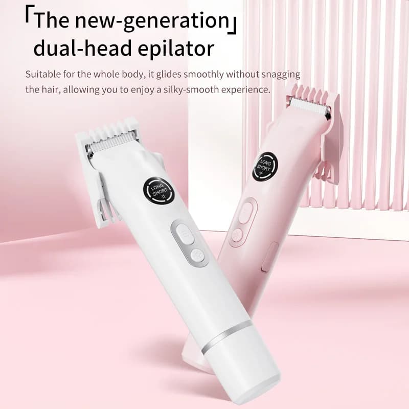 Waterproof Electric Bikini Trimmer And Body Hair Shaver 4-in-1 Rechargeable Razor for Women Compact Travel IP7