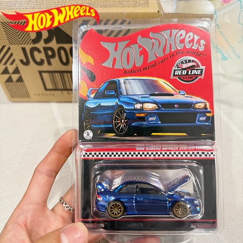 Disponibile Originale Hot Wheels RLC 1998 Subaru 22B-STi 1/64 Modellini in Metallo Pressofuso JCP09 Giocattoli da Collezione per Ragazzi Regali