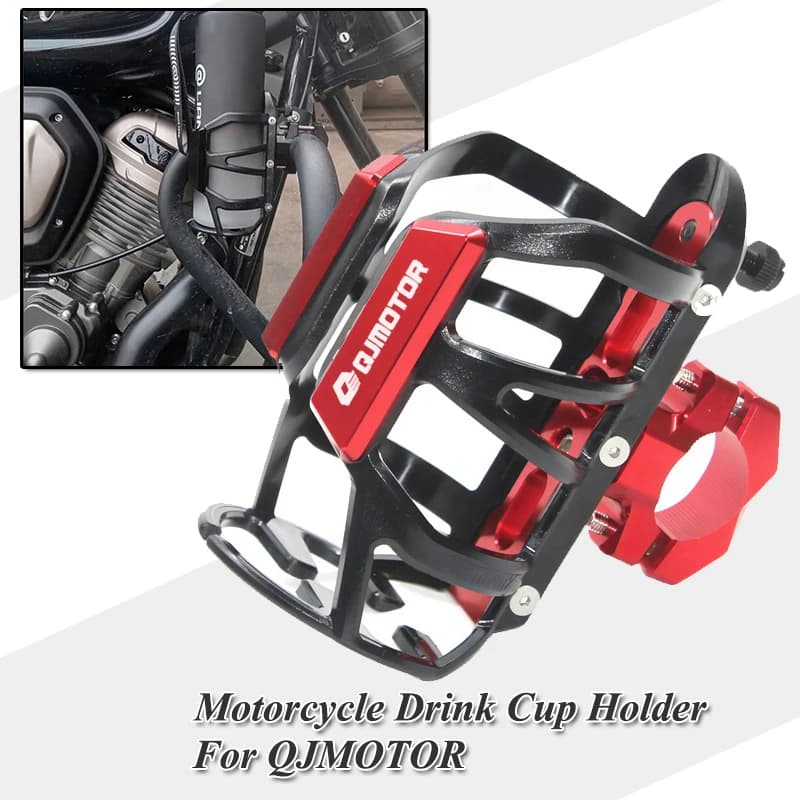 For QJMOTOR SRT 800 800X 800SX SVT 650 X SRT700 SRT 800 700 650 550 Motorcycle Beverage Water Bottle Cage Drink Cup Holder Mount