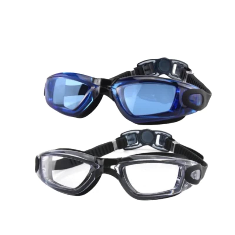 Men's professional swimwear glasses Silicone women's HD mask waterproof lenses transparent glasses for water sports