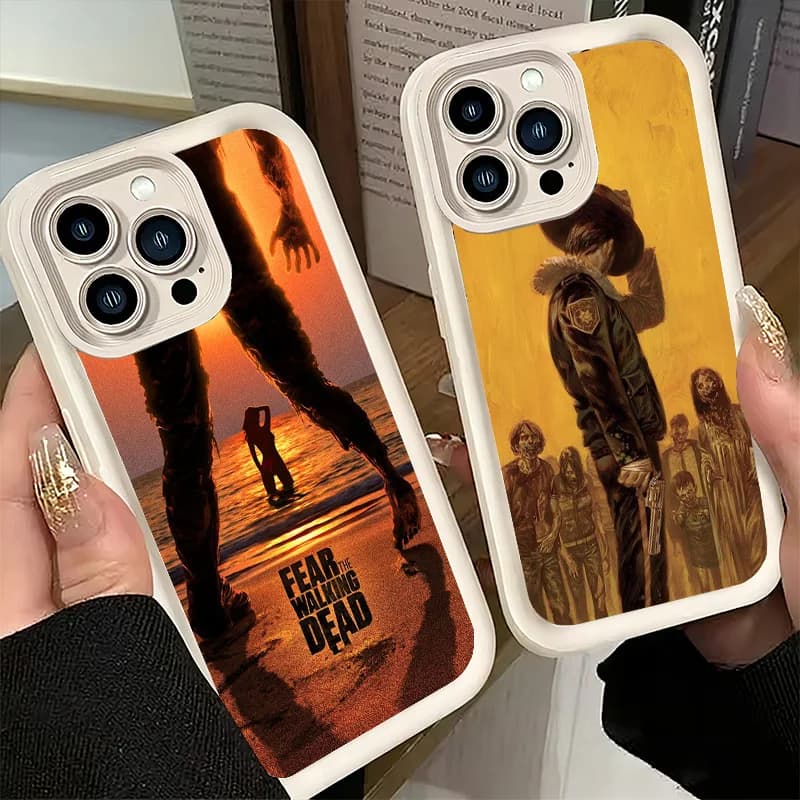Phone Case for iPhone 17 Air 16E 15 16 Pro Max The Walking Deads Cover 14 Plus 13 12 Mini Soft Shell Silicone Fundas