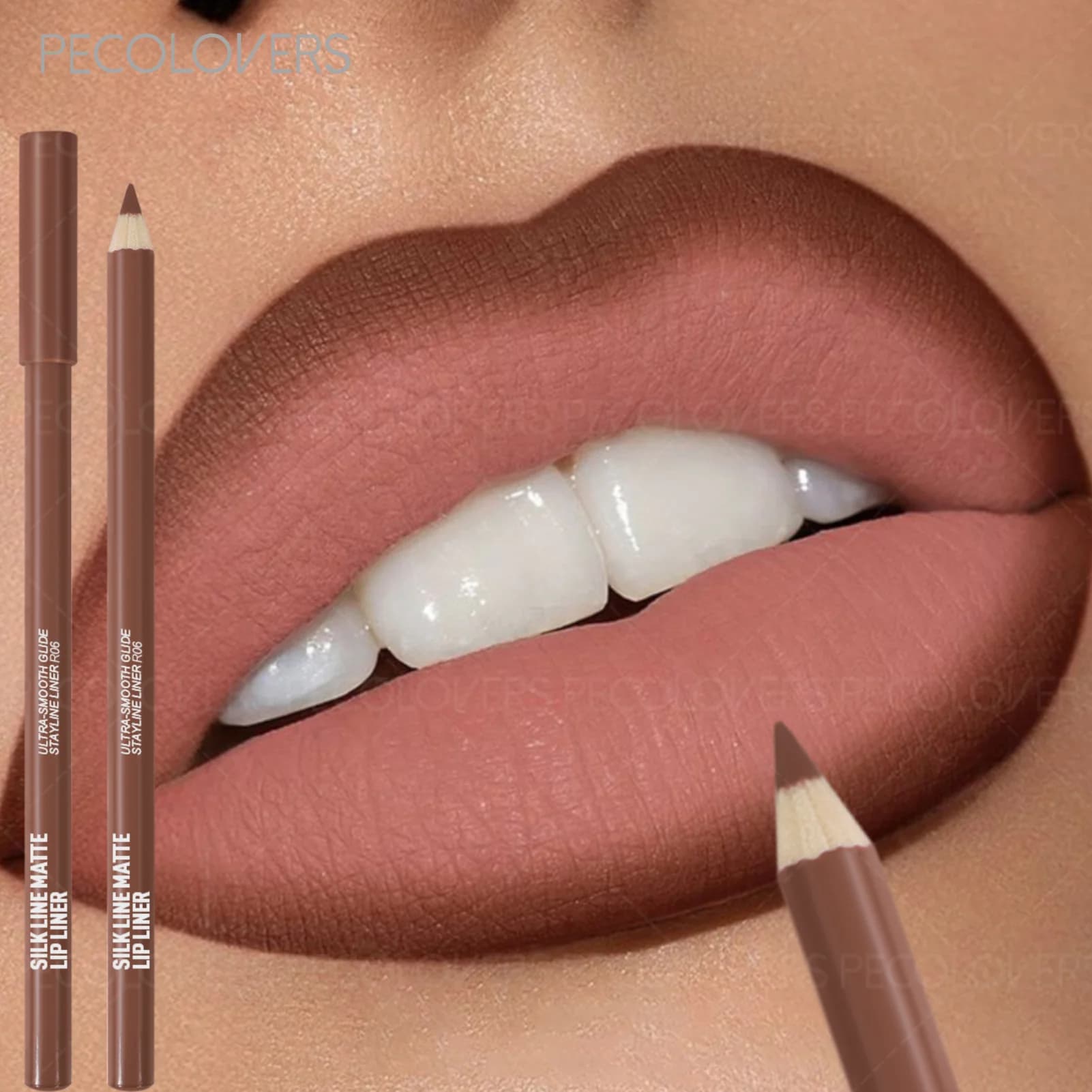 Matita for opaque naked lips - Long-wearing lip pencil and texture similar to a matt lipstick, perfect Christmas gift