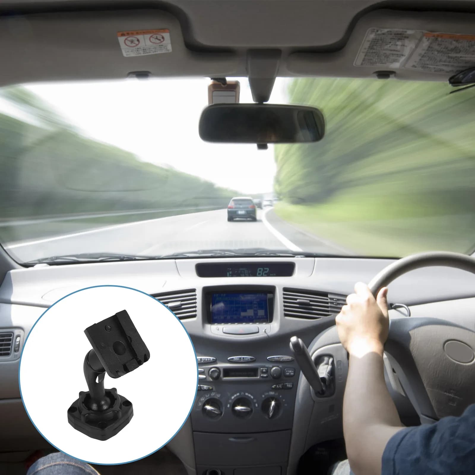 Dash Cam Mirror Mount Holder Universal Rear View Mirror Bracket Compatible with Driving Recorder Night Vision Reversing