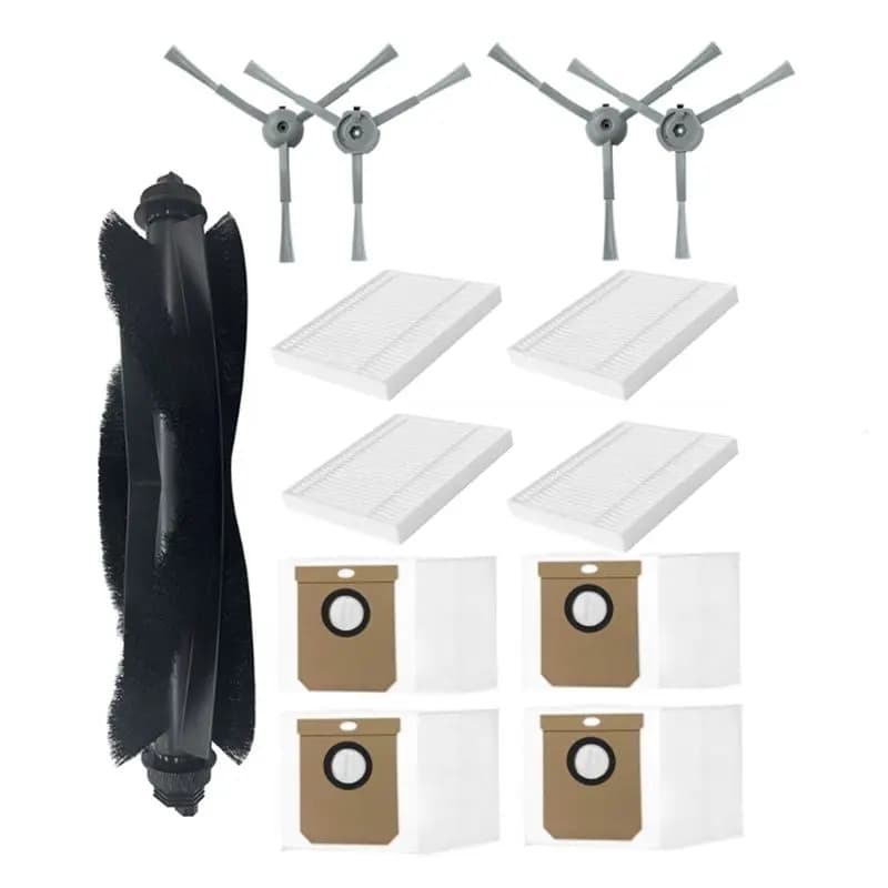 BAAM-13PCS Accessori di Ricambio per Robot Aspirapolvere Eufy Clean L50/L50 SES/L60/L60 Hybrid, Spazzola Principale, Spazzola Laterale, Filtro, Raccoglipolvere
