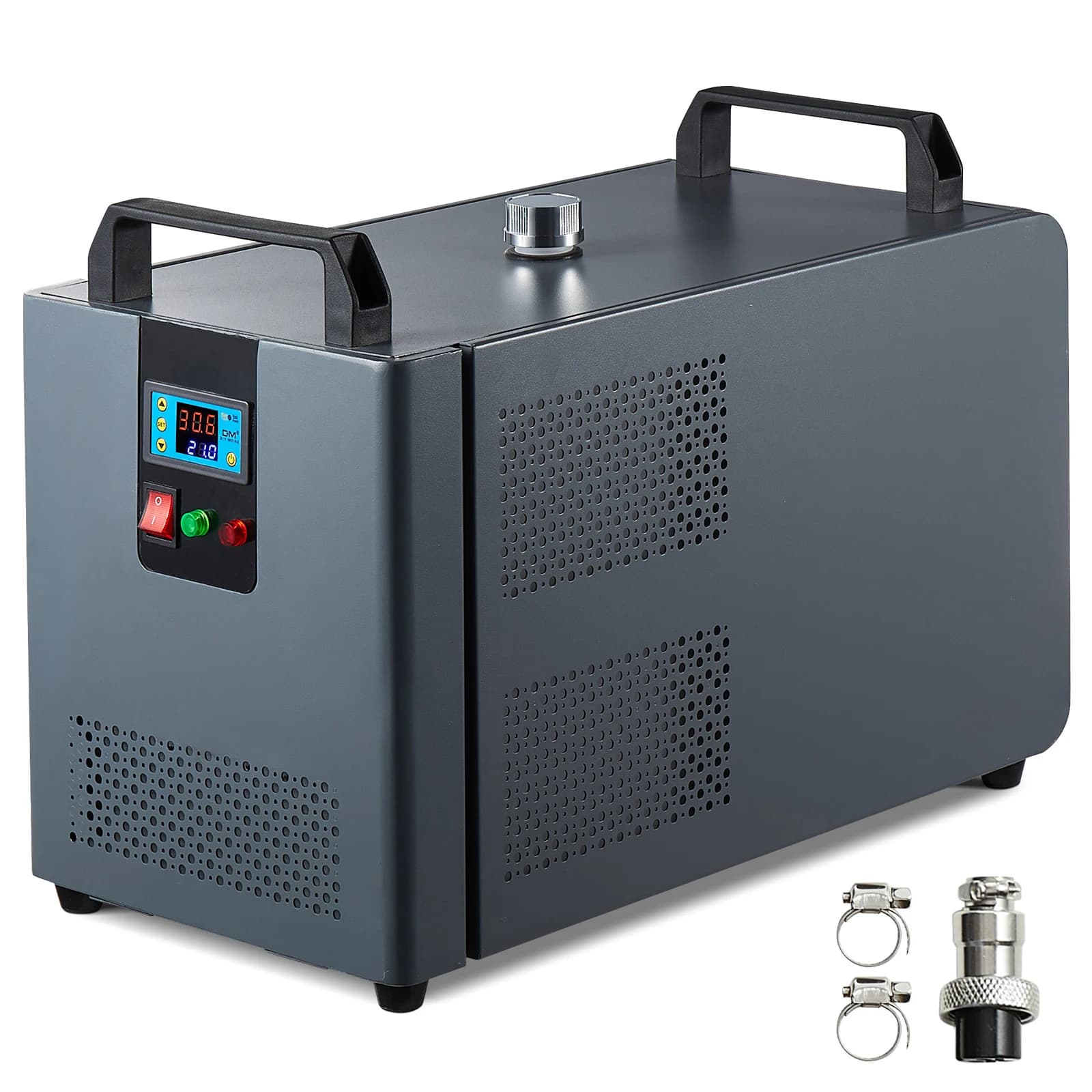 Industrial water cooler KH-6000 200W with 12L compressor water tank capacity 7.8 L/min for CO2 laser engraving machine