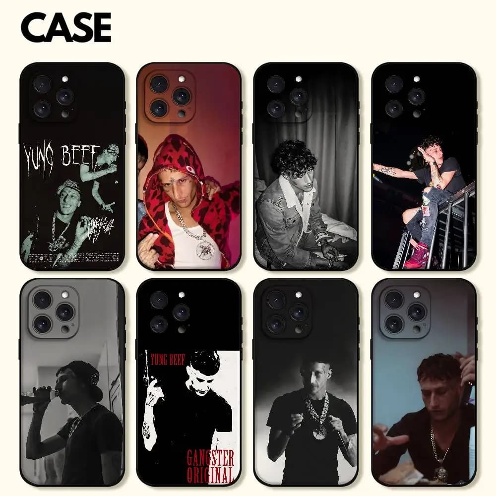 Phone Case Rapper Y-Yung BeefS for IPhone 17 16 15 14 13 12 11 PRO MAX PLUS Mini TPU Soft Skin Case