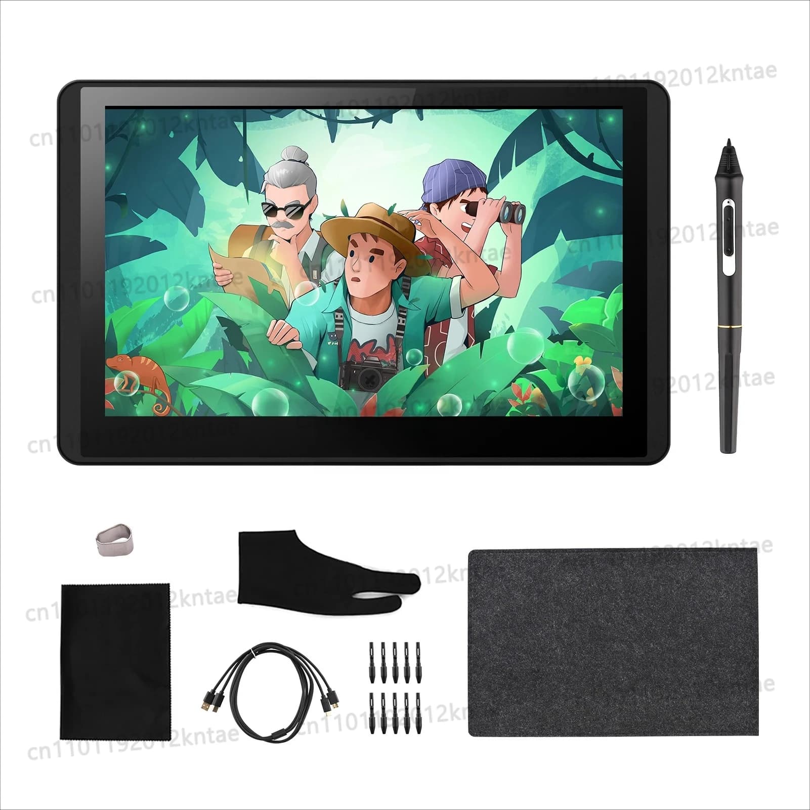 12hd-a Lcd 11.6 Inch Graphics Drawing Tablet Monitor Size 1366x768 Display 8192 Pressure Level Support