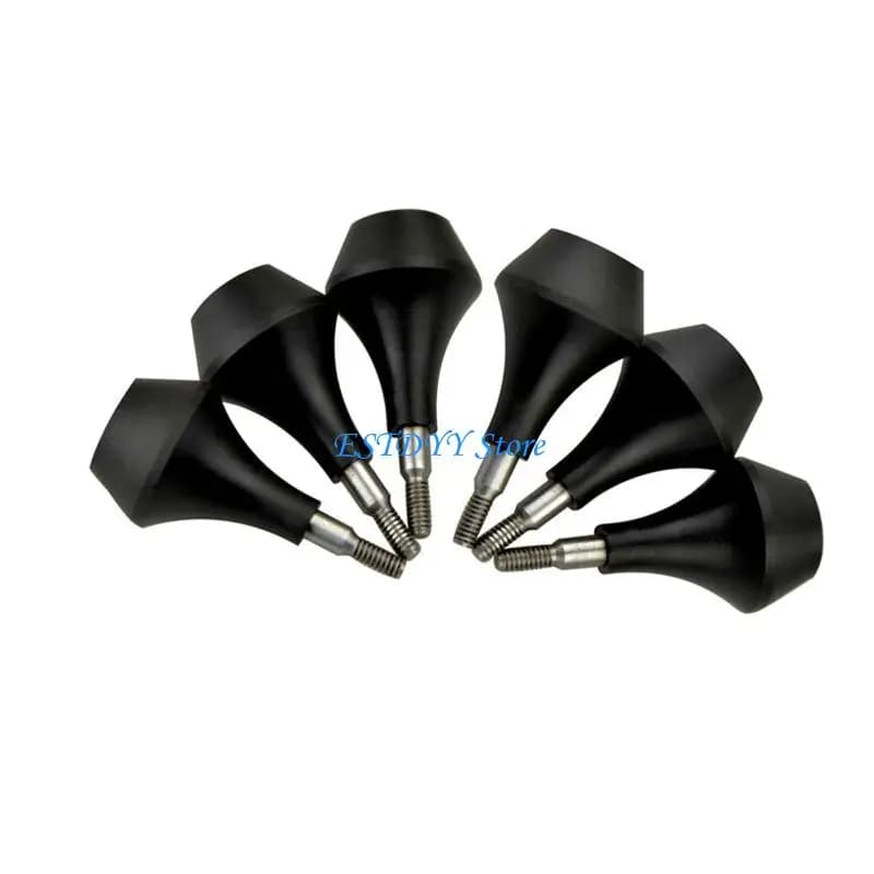 G6DE 6 Pcs Practice Broadheads Harmless for Arrow for Head Soft Nylon Arrowheads Blun