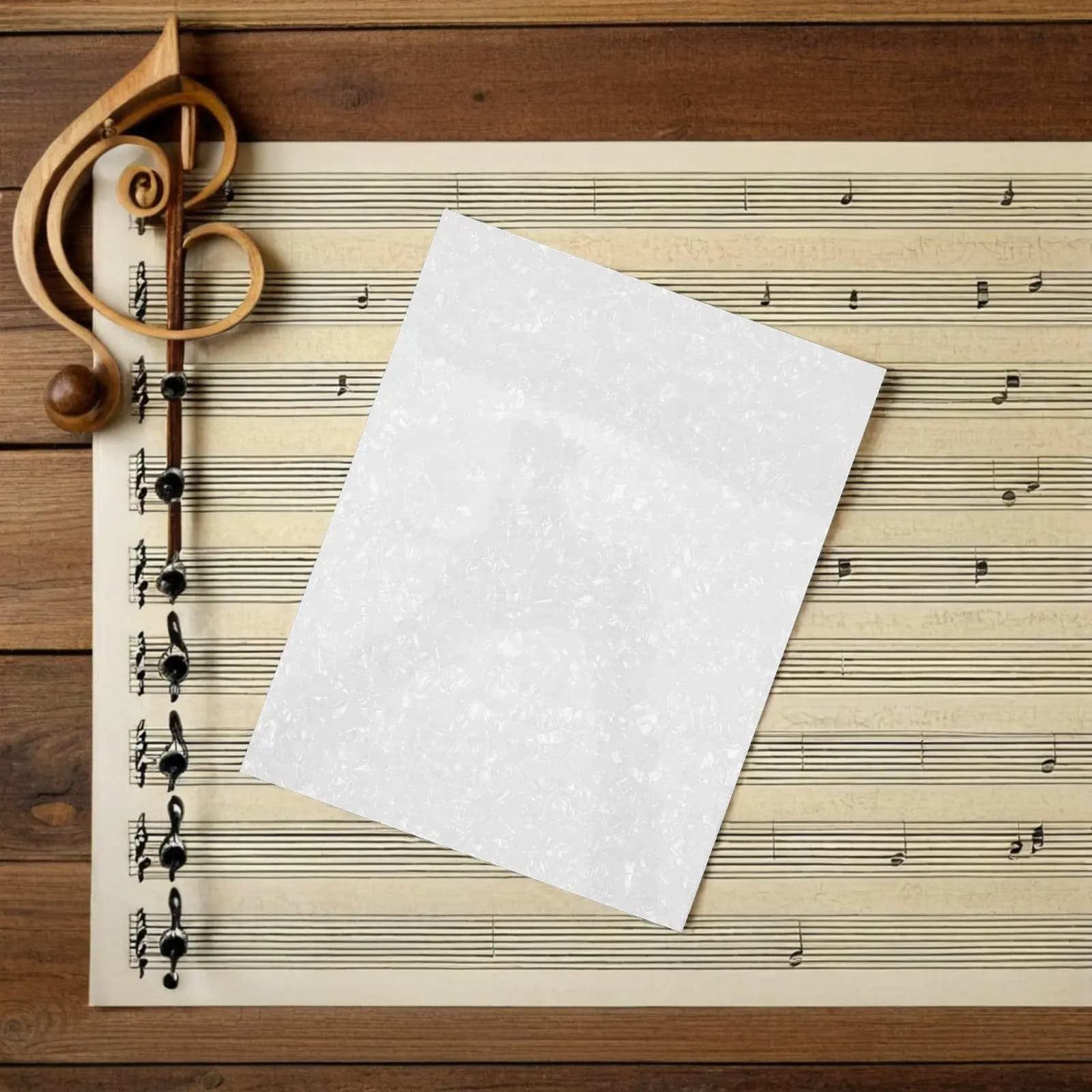 Protezione per Chitarra Acustica Autoadesiva, Piastra Antigraffio Spessore 0,7mm 20x25cm, Ricambio per Protezione Chitarra