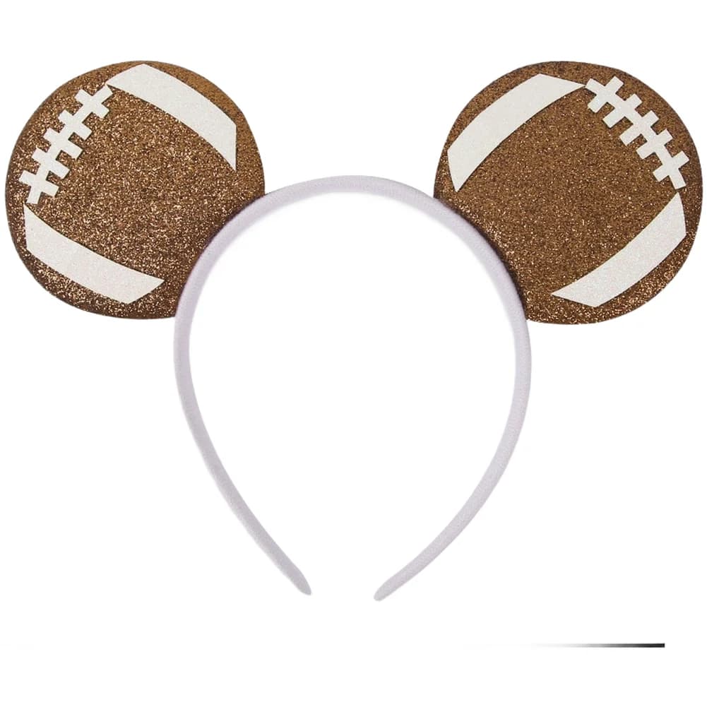 Fascia per capelli per tifosi di calcio, accessorio arancione per cheerleading, materiale PET, 19 x 22 cm, decorazione vivace per feste, accessorio per eventi sportivi