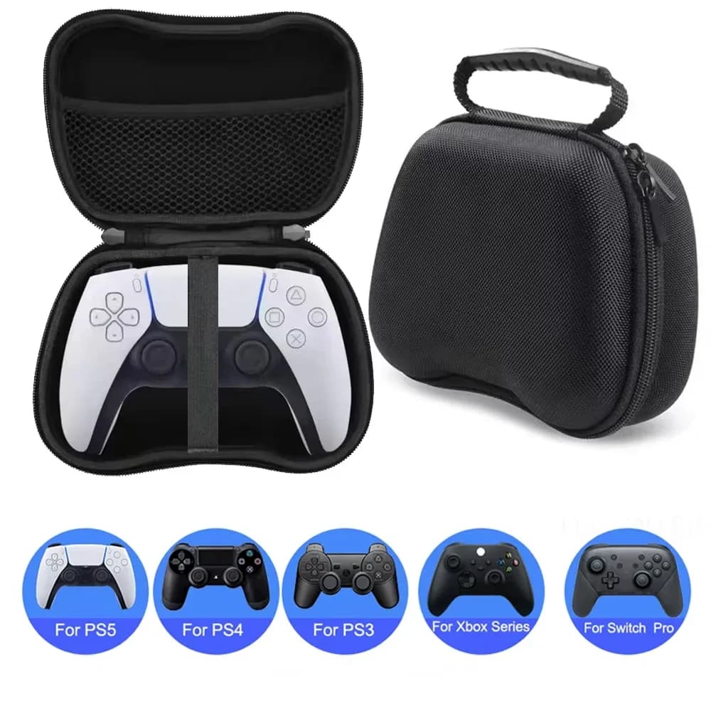 Borse con maniglia portaoggetti portatili per PS5 PS4 PS3/Xbox Series Gamepad Custodia protettiva in EVA per accessori Nintendo Switch Pro