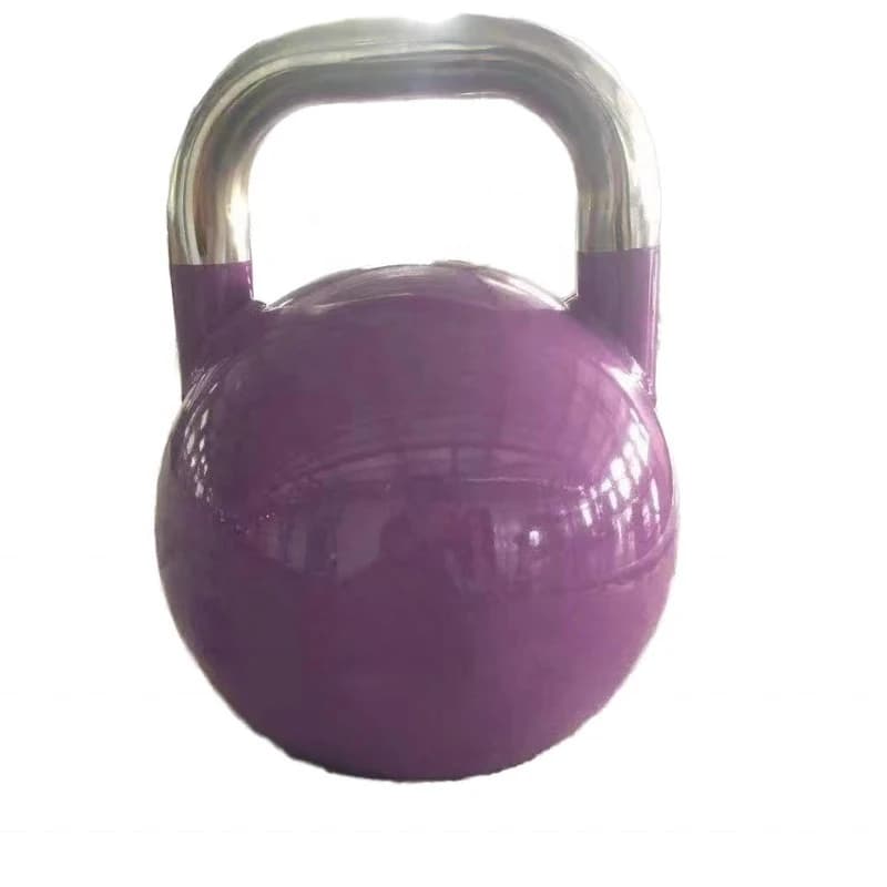 Set di Kettlebell in Ghisa per Sollevamento Pesi, Costruzione in Acciaio Resistente per Allenamento di Forza in Palestra e a Casa