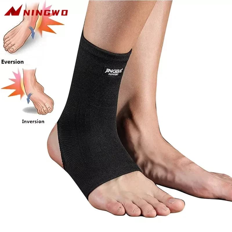 1 pz equipaggiamento protettivo sportivo supporto per caviglia da calcio tutore per caviglia da basket protezione per caviglia in nylon supporto per compressione cinturino in nylon