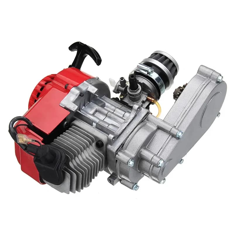 Motore 49CC a due tempi Pull Start per scooter ATV Buggy 4 ruote Quad Pit Pocket Bike Cross Bicycle Mini Dirtbike Moto