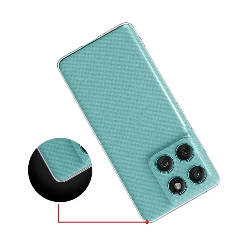 Custodia Sottile Morbida in TPU Trasparente per Motorola Moto G67 G77 5G G77 - Cover Posteriore Protettiva